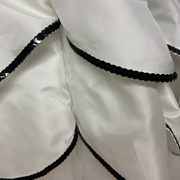 Black and white Elegant Sequinned Dress - Picture 10 of 11